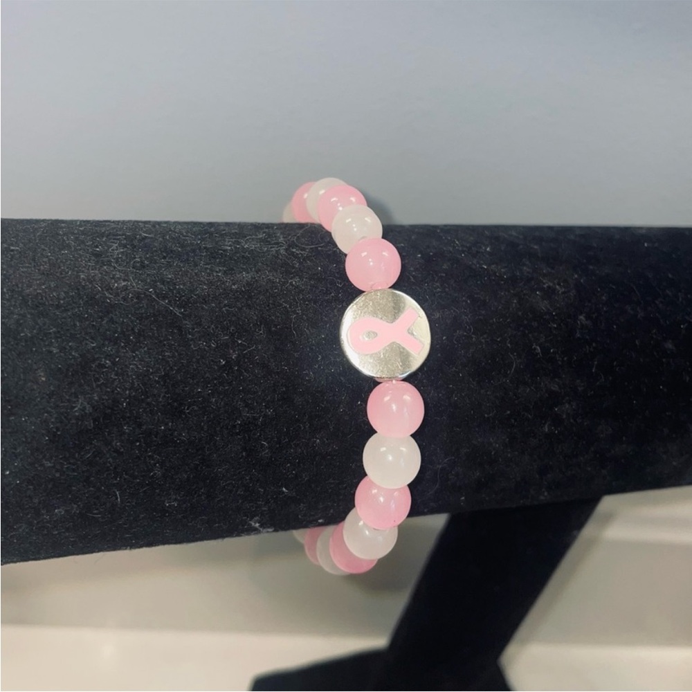 Pink Cancer Awareness Bracelet